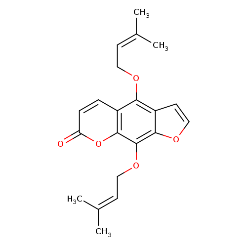 4,9-Bis[(3-methyl-2-buten-1-yl)oxy]-7H-furo[3,2-g][1]benzopyran-7-one