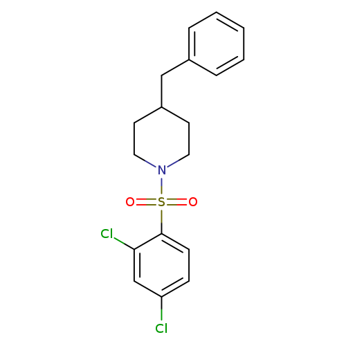 4-benzyl-1-(2,4-dichlorobenzenesulfonyl)piperidine