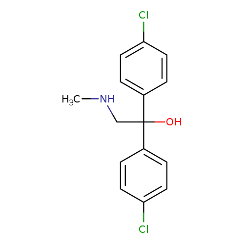 1,1-bis(4-chlorophenyl)-2-(methylamino)ethan-1-ol