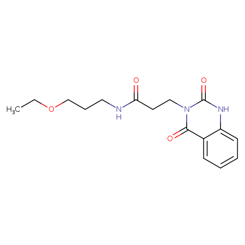 3-(2,4-dioxo-1,2,3,4-tetrahydroquinazolin-3-yl)-N-(3-ethoxypropyl)propanamide