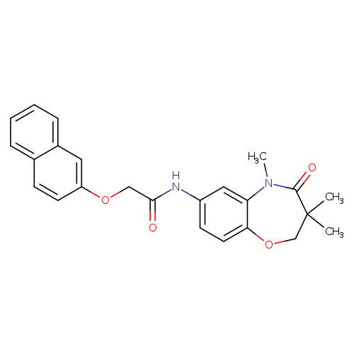 2-(naphthalen-2-yloxy)-N-(3,3,5-trimethyl-4-oxo-2,3,4,5-tetrahydro-1,5-benzoxazepin-7-yl)acetamide
