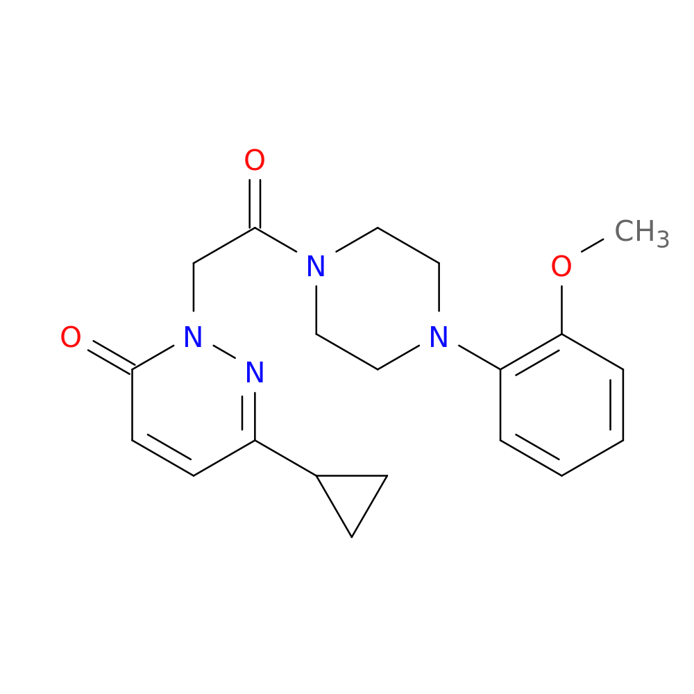 6-cyclopropyl-2-{2-[4-(2-methoxyphenyl)piperazin-1-yl]-2-oxoethyl}-2,3-dihydropyridazin-3-one