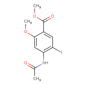 Benzoic acid, 4-(acetylamino)-5-iodo-2-methoxy-, methyl ester