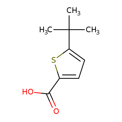 2-Thiophenecarboxylic acid, 5-(1,1-dimethylethyl)-