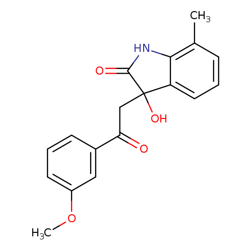 3-hydroxy-3-[2-(3-methoxyphenyl)-2-oxoethyl]-7-methyl-2,3-dihydro-1H-indol-2-one