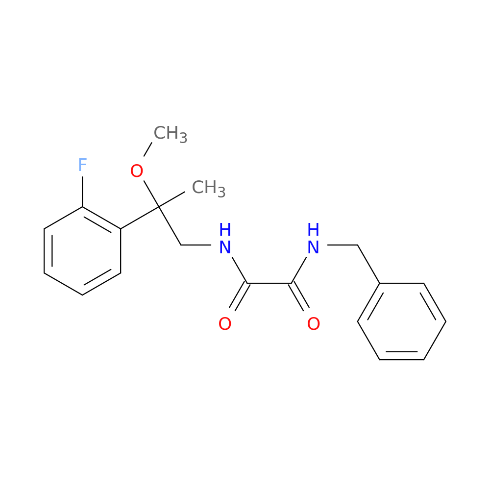 N'-benzyl-N-[2-(2-fluorophenyl)-2-methoxypropyl]ethanediamide