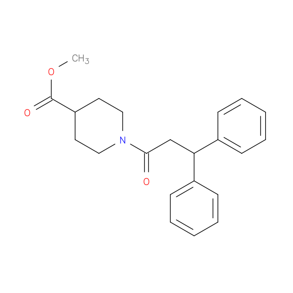 methyl 1-(3,3-diphenylpropanoyl)piperidine-4-carboxylate