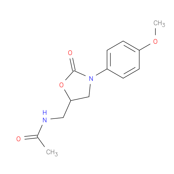 N-{[3-(4-methoxyphenyl)-2-oxo-1,3-oxazolidin-5-yl]methyl}acetamide