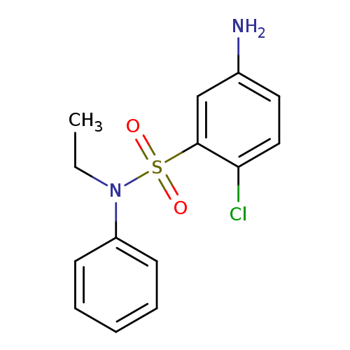 5-amino-2-chloro-N-ethyl-N-phenylbenzene-1-sulfonamide
