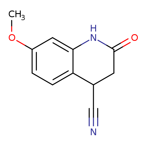 7-Methoxy-2-oxo-1,2,3,4-tetrahydroquinoline-4-carbonitrile