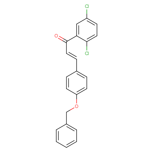 (2E)-3-[4-(benzyloxy)phenyl]-1-(2,5-dichlorophenyl)prop-2-en-1-one