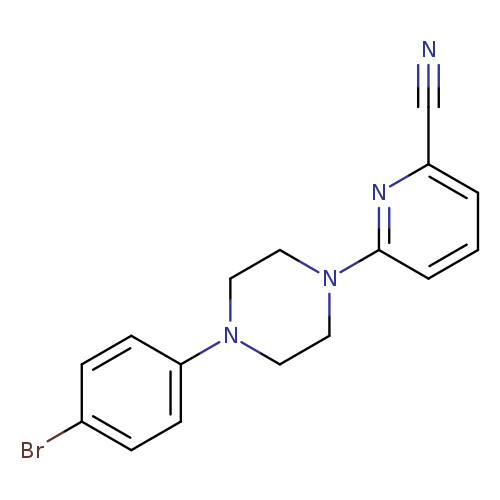 6-[4-(4-bromophenyl)piperazin-1-yl]pyridine-2-carbonitrile
