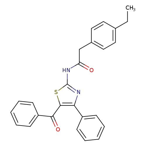 N-(5-benzoyl-4-phenyl-1,3-thiazol-2-yl)-2-(4-ethylphenyl)acetamide