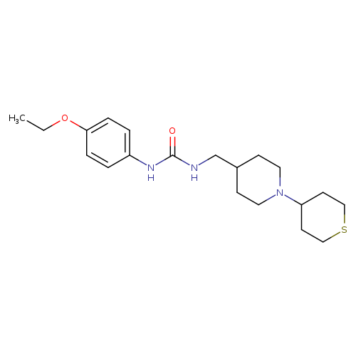 1-(4-ethoxyphenyl)-3-{[1-(thian-4-yl)piperidin-4-yl]methyl}urea