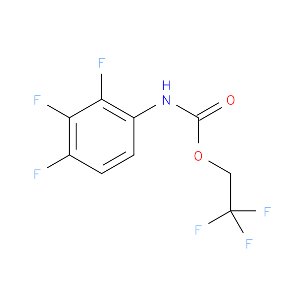 2,2,2-trifluoroethyl N-(2,3,4-trifluorophenyl)carbamate