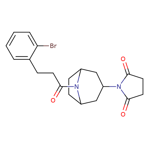 1-{8-[3-(2-bromophenyl)propanoyl]-8-azabicyclo[3.2.1]octan-3-yl}pyrrolidine-2,5-dione