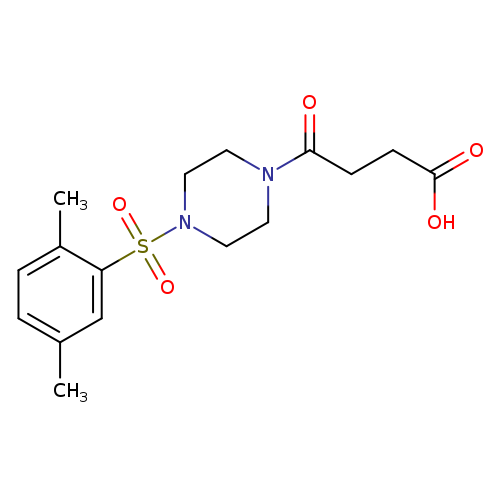 4-[4-(2,5-dimethylbenzenesulfonyl)piperazin-1-yl]-4-oxobutanoic acid