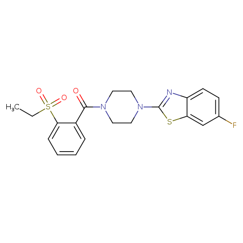 2-{4-[2-(ethanesulfonyl)benzoyl]piperazin-1-yl}-6-fluoro-1,3-benzothiazole