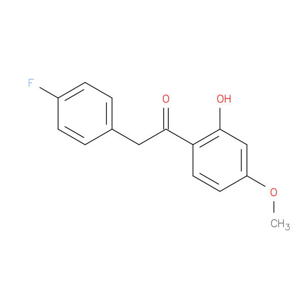 Ethanone, 2-(4-fluorophenyl)-1-(2-hydroxy-4-methoxyphenyl)-