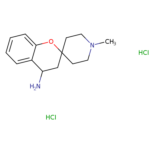 1'-methyl-3,4-dihydrospiro[1-benzopyran-2,4'-piperidine]-4-amine dihydrochloride