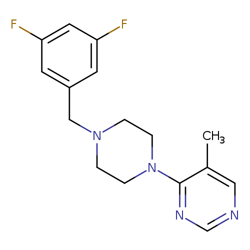 4-{4-[(3,5-difluorophenyl)methyl]piperazin-1-yl}-5-methylpyrimidine