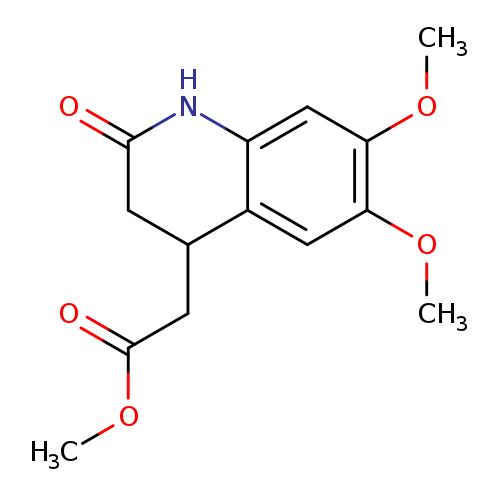 Methyl (6,7-dimethoxy-2-oxo-1,2,3,4-tetrahydroquinolin-4-yl)acetate