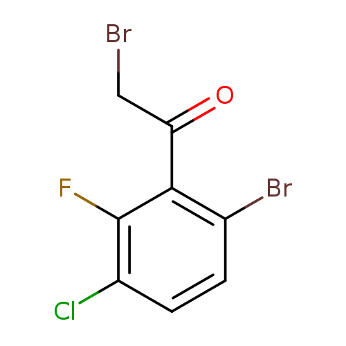 6-Bromo-3-chloro-2-fluorophenacyl bromide