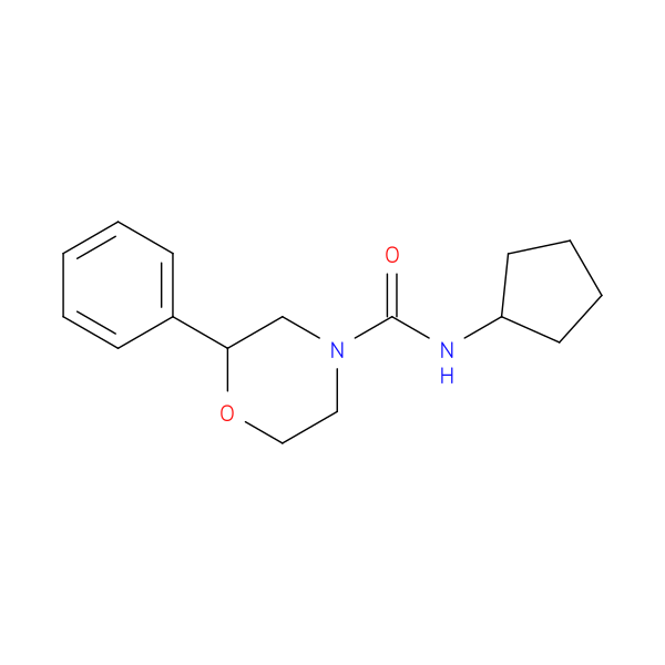 N-cyclopentyl-2-phenylmorpholine-4-carboxamide