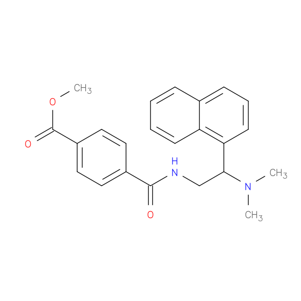methyl 4-{[2-(dimethylamino)-2-(naphthalen-1-yl)ethyl]carbamoyl}benzoate