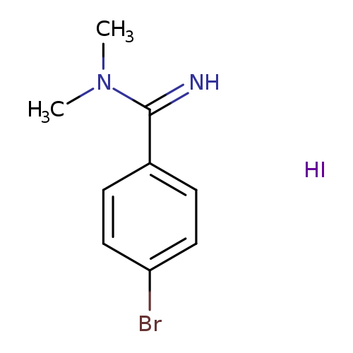 4-bromo-N,N-dimethylbenzene-1-carboximidamide hydroiodide