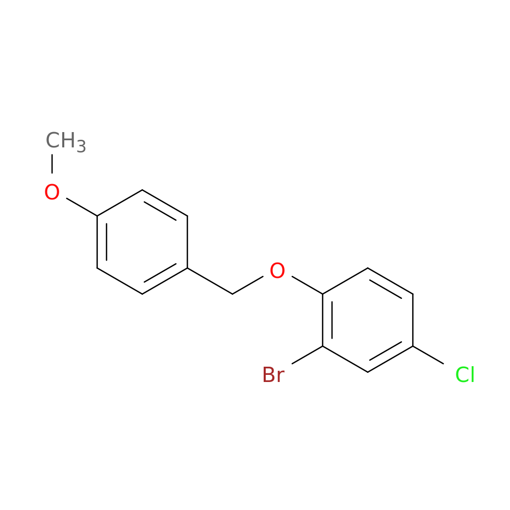 2-Bromo-4-chloro-1-[(4-methoxyphenyl)methoxy]benzene