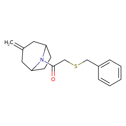 2-(benzylsulfanyl)-1-{3-methylidene-8-azabicyclo[3.2.1]octan-8-yl}ethan-1-one