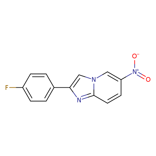 2-(4-fluorophenyl)-6-nitroimidazo[1,2-a]pyridine