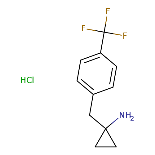 1-{[4-(trifluoromethyl)phenyl]methyl}cyclopropan-1-amine hydrochloride
