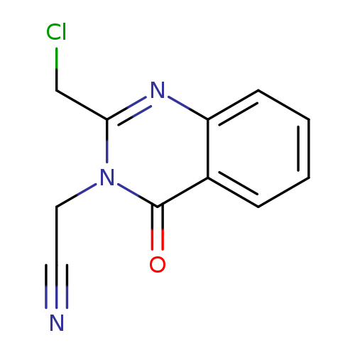 2-[2-(chloromethyl)-4-oxo-3,4-dihydroquinazolin-3-yl]acetonitrile