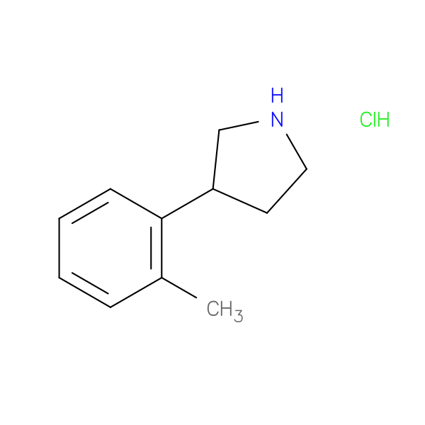 3-(2-Methylphenyl)pyrrolidine hydrochloride
