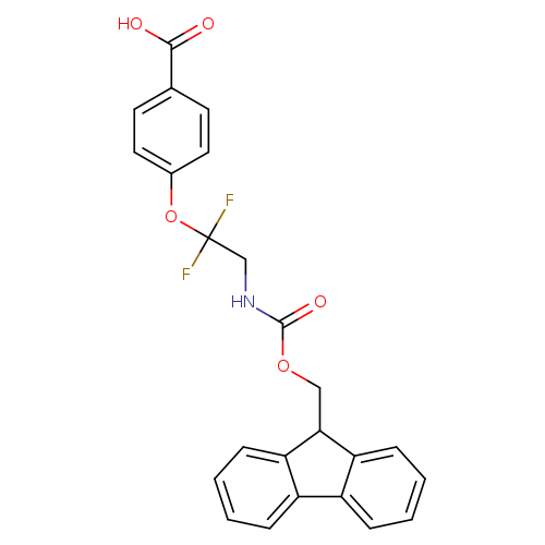 4-[2-({[(9H-fluoren-9-yl)methoxy]carbonyl}amino)-1,1-difluoroethoxy]benzoicacid
