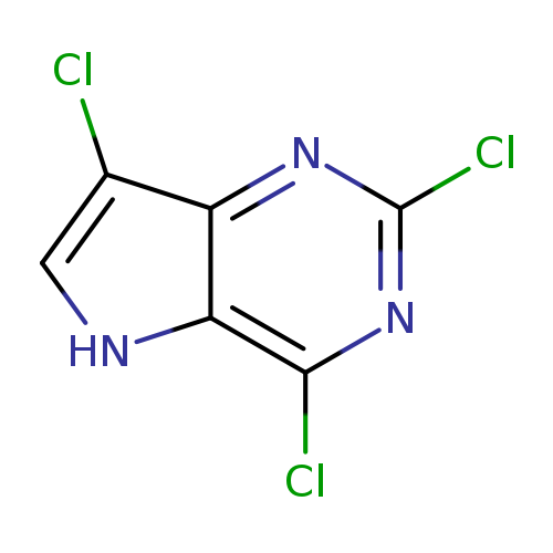 5H-Pyrrolo[3,2-d]pyrimidine, 2,4,7-trichloro-