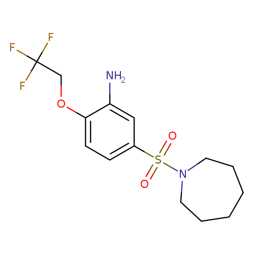 5-(azepane-1-sulfonyl)-2-(2,2,2-trifluoroethoxy)aniline