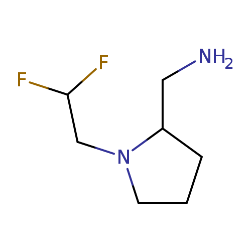 [1-(2,2-DIFLUOROETHYL)PYRROLIDIN-2-YL]METHANAMINE