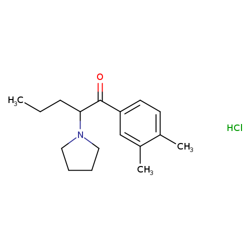 1-(3,4-dimethylphenyl)-2-(pyrrolidin-1-yl)pentan-1-one,monohydrochloride