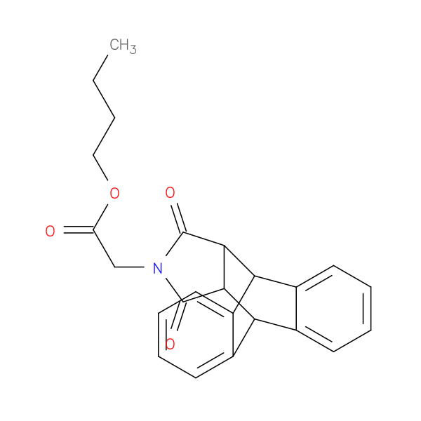 butyl 2-{16,18-dioxo-17-azapentacyclo[6.6.5.0^{2,7}.0^{9,14}.0^{15,19}]nonadeca-2(7),3,5,9(14),10,12-hexaen-17-yl}acetate