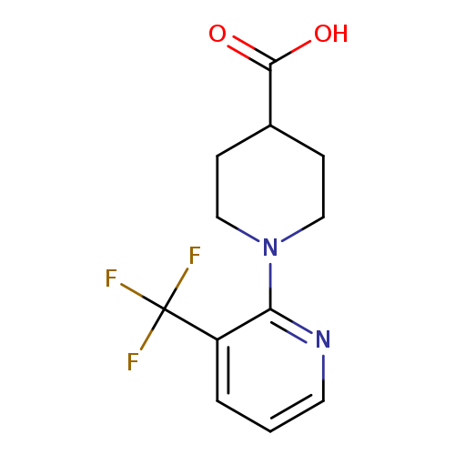 1-[3-(Trifluoromethyl)pyridin-2-yl]piperidine-4-carboxylic acid