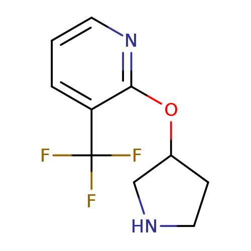 2-(pyrrolidin-3-yloxy)-3-(trifluoromethyl)pyridine