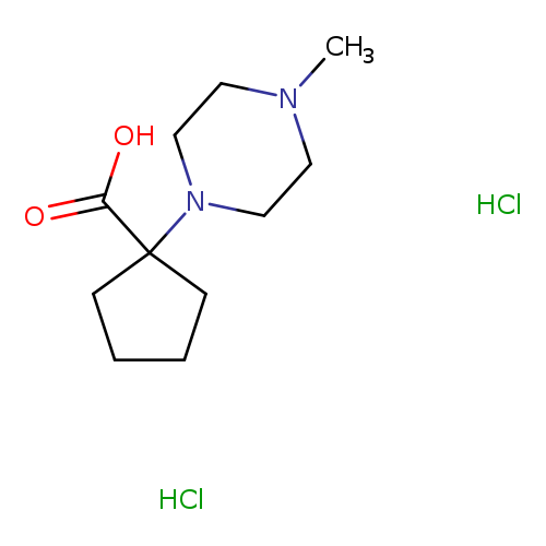 1-(4-methylpiperazin-1-yl)cyclopentane-1-carboxylicaciddihydrochloride