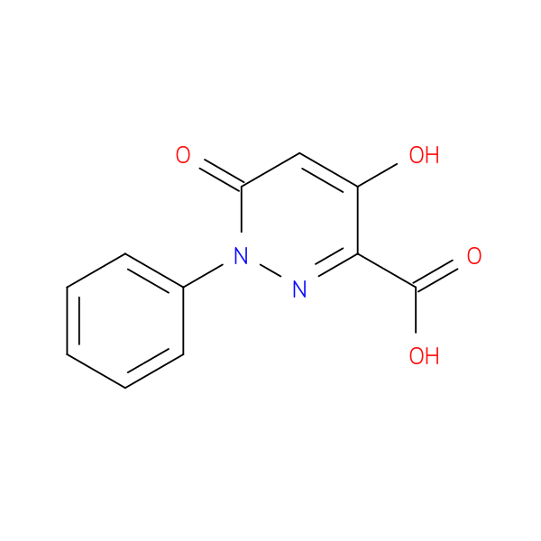 4-Hydroxy-6-oxo-1-phenyl-1,6-dihydropyridazine-3-carboxylic acid