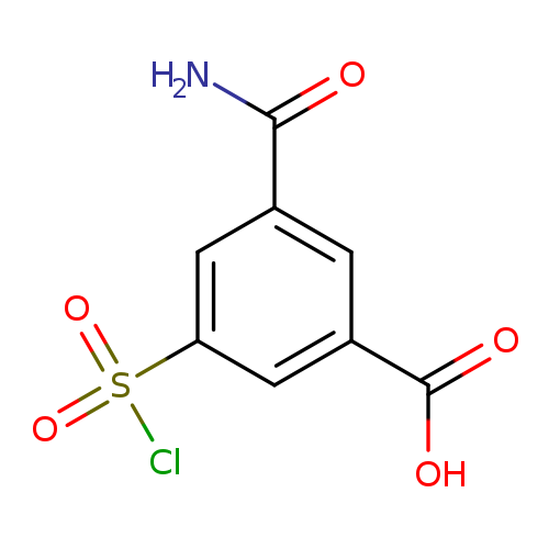 3-carbamoyl-5-(chlorosulfonyl)benzoic acid