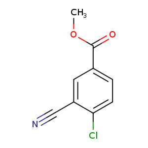 Benzoic acid, 4-chloro-3-cyano-, methyl ester