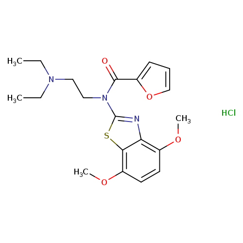 N-[2-(diethylamino)ethyl]-N-(4,7-dimethoxy-1,3-benzothiazol-2-yl)furan-2-carboxamide hydrochloride