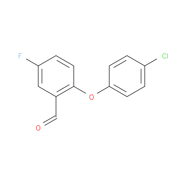 2-(4-chlorophenoxy)-5-fluorobenzaldehyde
